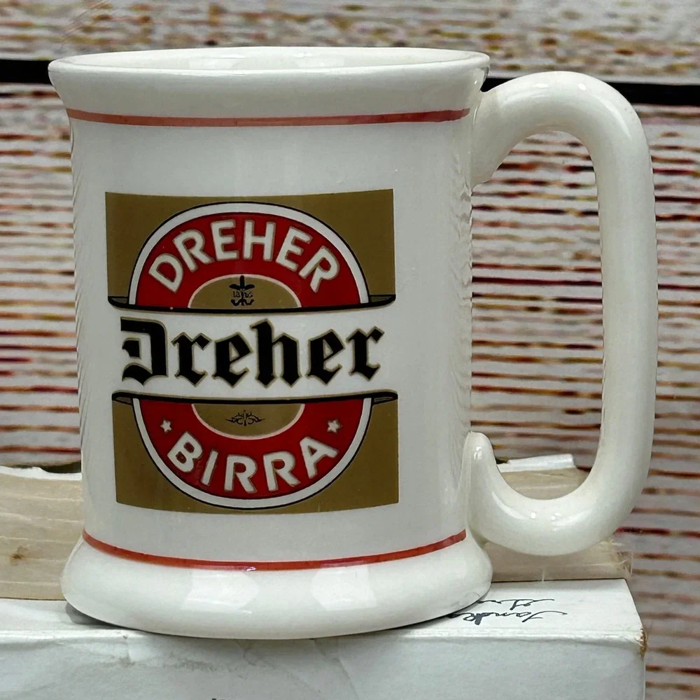 Vintage 1981 Franklin Porcelain Dreher‎ Birra Beer Mug Tankard Limited Edition